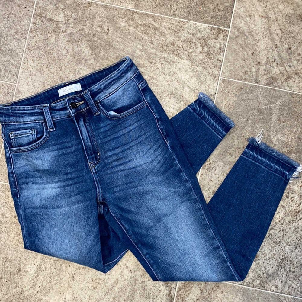 KanCan high rise ankle skinny jeans